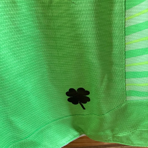 Men’s Eastbay Evapor green striped athletic shorts size M - Picture 3 of 7